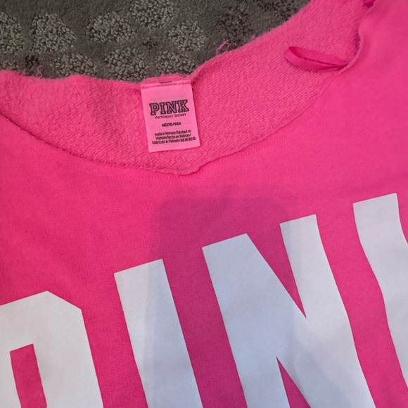 PINK Victoria's Secret Hot Pink Sweater - Picture 3 of 3